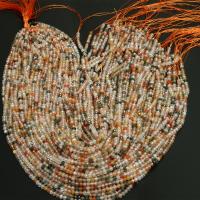 Natural Grey Quartz Beads Rutilated Quartz DIY Sold Per Approx 16 Inch Strand