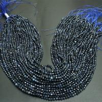 Gemstone Smycken Pärlor, Safir, DIY & olika storlek för val, Såld Per Ca 16 inch Strand