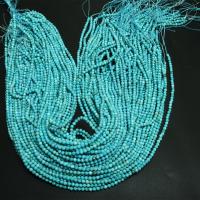 Χάντρες Turquoise, Συνθετικό Τυρκουάζ, DIY & διαφορετικό μέγεθος για την επιλογή, Sold Per Περίπου 16 inch Strand