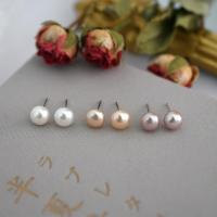 Boucles d'oreilles en perles d'eau douce, perle d'eau douce cultivée, bijoux de mode & normes différentes pour le choix & pour femme, plus de couleurs à choisir, Vendu par paire