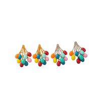 Brass Drop Earring Balloon plated fashion jewelry & for woman & enamel nickel lead & cadmium free Sold By Pair