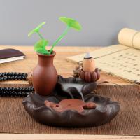 Backflow Incense Burner, Porcelain, handmade, for home and office & durable & different styles for choice, 120x90x75mm, Sold By PC