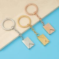 Titanium Steel Key Clasp Envelope plated fashion jewelry & detachable Length Approx 75 mm Sold By PC