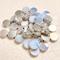 Akryl smycken pärlor, Flat Round, DIY, fler färger för val, 17mm, Hål:Ca 3mm, 10PC/Bag, Säljs av Bag