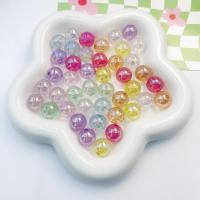 Acrylic Jewelry Beads, Round, DIY & luminated, more colors for choice, 14mm, 20PCs/Bag, Sold By Bag
