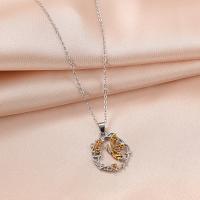 Zinc Alloy Jewelry Necklace fashion jewelry silver color nickel lead & cadmium free Sold By PC