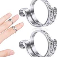 Cink Alloy Finger Ring, Podesiva & modni nakit & za žene, više boja za izbor, nikal, olovo i kadmij besplatno, Prodano By Torba