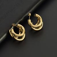 Titanium Steel  Earring polished fashion jewelry & for woman nickel lead & cadmium free Sold By Pair