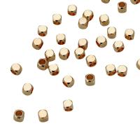 Brass Spacer Beads,  Square, plated, DIY & different size for choice, more colors for choice, Sold By PC
