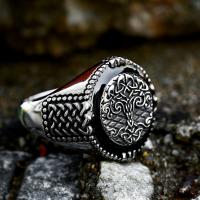 Titanium Steel Finger Ring polished vintage & for man Sold By PC