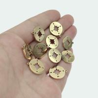 Stainless Steel Pendants 304 Stainless Steel Compass Vacuum Ion Plating DIY & hollow golden Approx 1.5mm Sold By PC