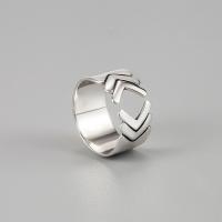 Sterling Silver Κοσμήματα δάχτυλο του δακτυλίου, 925 ασημένιο ασήμι, κοσμήματα μόδας & για τη γυναίκα, νικέλιο, μόλυβδο και κάδμιο ελεύθεροι, 16.9mmu00d79mm, Sold Με PC