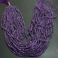 Natürliche Amethyst Perlen, DIY & verschiedene Größen vorhanden, verkauft per ca. 16 ZollInch Strang