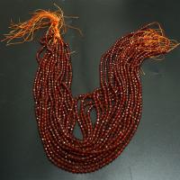 Natürlicher Granat Perlen, DIY & verschiedene Größen vorhanden, orange, verkauft per ca. 16 ZollInch Strang