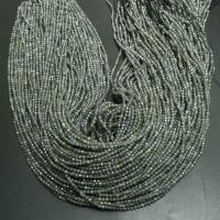Moonstone Beads, Månesten, du kan DIY, grå, 2mm, Solgt Per Ca. 16 inch Strand