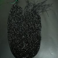 Koraliki z kameniem szlachetnym, Czarny + spinel, DIY & różnej wielkości do wyboru, sprzedawane na około 16 cal Strand