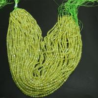 Jade Beads, Jade Lemon, du kan DIY, 3.5mm, Solgt Per Ca. 16 inch Strand