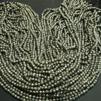 Pyrite dorée perles, DIY & normes différentes pour le choix, Vendu par Environ 16 pouce brin