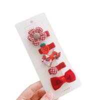 Cloth Children Hair Accessories 5 pieces & Girl 40mm Sold By Set