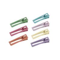 Zinc Alloy Alligator Hair Clip stoving varnish 7 pieces & for woman & hollow 60mm Sold By Set