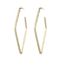 Zinc Alloy Stud Earring Geometrical Pattern plated fashion jewelry & for woman Sold By Pair
