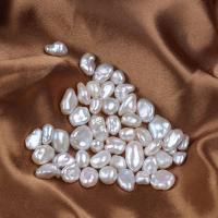 Barocco coltivate in acqua dolce Perla, perla d'acquadolce coltivata naturalmente, DIY, bianco, 6-12mm, Venduto da PC