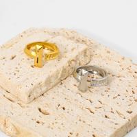 Prst prsten z nerezové oceli, 304 Stainless Steel, módní šperky & pro ženy, více barev na výběr, 1.65x1.25cm, Prodáno By PC