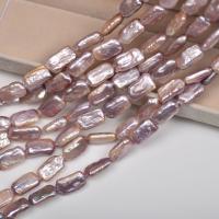 Perles nacres baroques de culture d'eau douce , perle d'eau douce cultivée, DIY, violet, 10x17mm, Vendu par Environ 38-40 cm brin