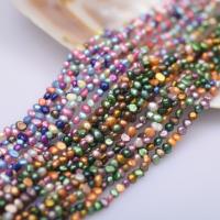 Barok ferskvandskulturperle Beads, Ferskvandsperle, Uregelmæssig, du kan DIY, flere farver til valg, 3-4mm, Solgt Per Ca. 35-37 cm Strand