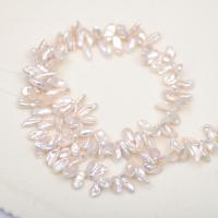 Cultured Baroque Freshwater Pearl Beads, DIY & different size for choice, white, Sold Per Approx 38-40 cm Strand