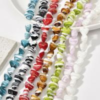 Perles murano faites à la main , chalumeau, coeur, DIY, plus de couleurs à choisir, 15x15mm, Vendu par PC