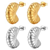 Edelstahl Ohrringe, 304 Edelstahl, Modeschmuck & für Frau, keine, 14.50x18mm, verkauft von Paar