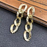 Tibetan Style Drop Earring, gold color plated, fashion jewelry & for woman, nickel, lead & cadmium free, 50-80mm, Sold By Pair