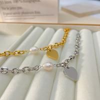 Stainless Steel Jewelry Bracelet 304 Stainless Steel with Plastic Pearl with 4cm extender chain plated fashion jewelry & for woman nickel lead & cadmium free Length Approx 17 cm Sold By PC