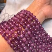 Gemstone Jewelry Beads Purple Lithium Stone polished DIY Sold Per Approx 38-40 cm Strand