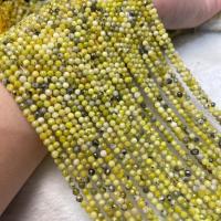 Perles turquoises, turquoise jaune, poli, DIY, 3-3.5mm, Vendu par Environ 38-40 cm brin
