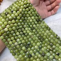 Perles bijoux en pierres gemmes, Pierre de jaspe, poli, DIY & normes différentes pour le choix, vert pois, Vendu par Environ 38-40 cm brin