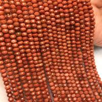 Goldstone Beads, Plat Ovaal, gepolijst, DIY, 3x4.80mm, Per verkocht Ca 38-40 cm Strand