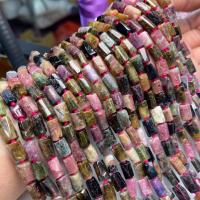 Perles bijoux en pierres gemmes, tourmaline, poli, DIY, 7x10mm, Vendu par Environ 38-40 cm brin