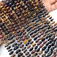 Tiger Eye Beads, poleret, du kan DIY, 10mm, Solgt Per Ca. 38-40 cm Strand