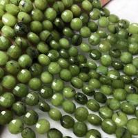 Gemstone Jewelry Beads Jasper Stone polished DIY pea green Sold Per Approx 38-40 cm Strand