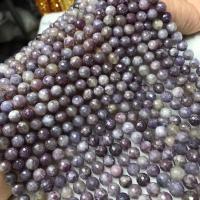 Perles bijoux en pierres gemmes, tourmaline, poli, DIY, violet, 8mm, Vendu par Environ 38-40 cm brin