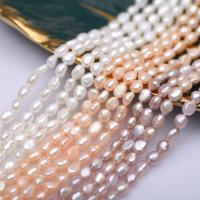 Barok ferskvandskulturperle Beads, Ferskvandsperle, du kan DIY, flere farver til valg, 6-7mm, Solgt Per Ca. 35-37 cm Strand