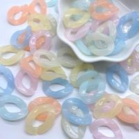 Acrylic Linking Ring, DIY, more colors for choice, 29x17mm, Approx 100PCs/Bag, Sold By Bag