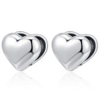 Brass Leverback Earring Heart fashion jewelry & for woman nickel lead & cadmium free 12mm Sold By Pair