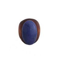 Finger Ring smykker, Træ, med Lapis Lazuli & Ruby i Zoisite, mode smykker & for kvinde, Solgt af PC