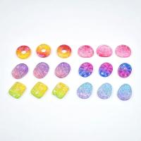 Celular Kit de bricolaje, resina, engomada de gota, Diferente forma para la elección, más colores para la opción, aproximado 100PCs/Bolsa, Vendido por Bolsa