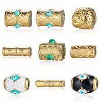 Titanium Steel Spacer Bead, with turquoise, plated, DIY & different styles for choice & enamel, more colors for choice, Sold By PC
