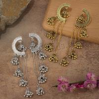 Tibetan Style Stud Earring, fashion jewelry & for woman, more colors for choice, nickel, lead & cadmium free, 30x130mm, Sold By Pair