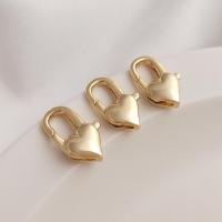 Brass Clasp Findings real gold plated DIY gold Sold By PC